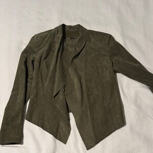 Blank NYC Suede Olive Blazer